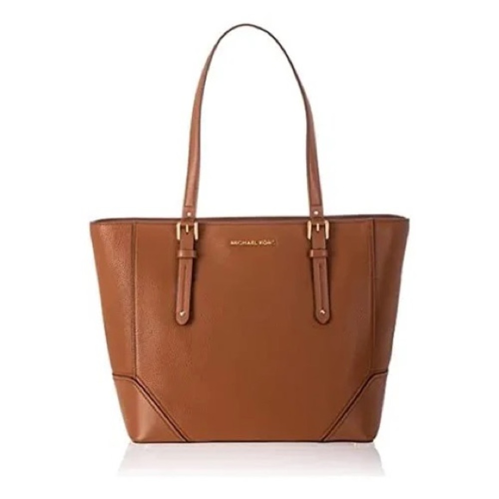 Michael Kors Brown Leather Tote Bag